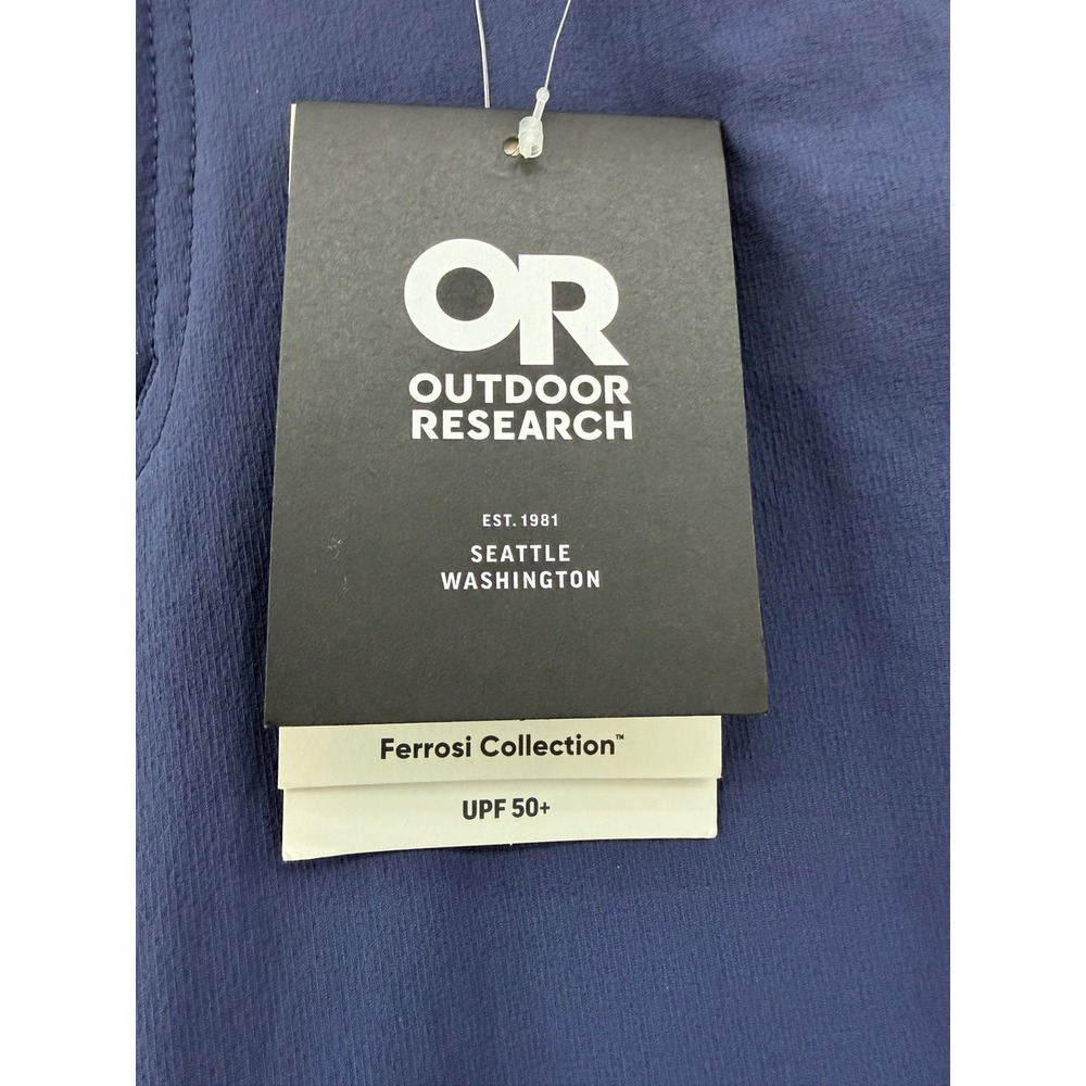 Outdoor Research Ferrosi Capris Women Size 6 Naval Blue Hiking UPF‎ 50+ Active - Picture 4 of 12